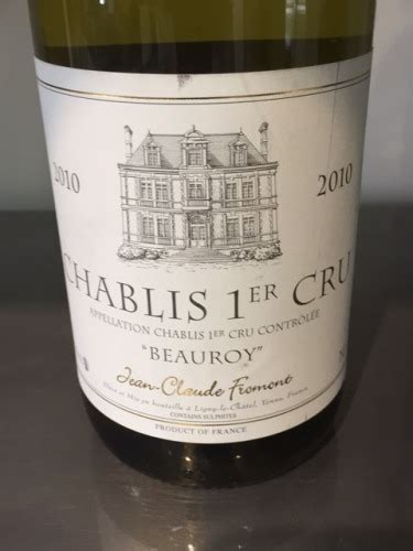 Jean Claude Fromont Beauroy Chablis Er Cru Vivino France