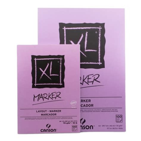 Block Xl Marker Canson Para Marcadores Fuji Hands