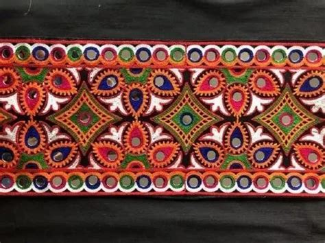 KUTCH GUJARATI EMBROIDERED MATERIAL Kutch Gujarati Embroidered