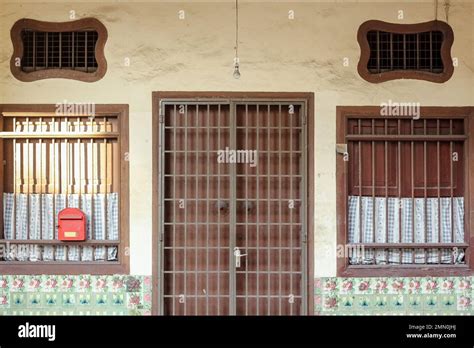 Georgetown Penang Malaysia November Vintage Door And Windows