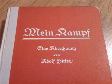 Germanmilitariaww2 1925 Mein Kampf Adolf Hitler First Edition