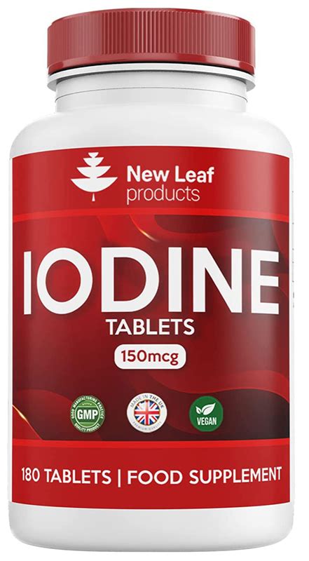 Buy New Leaf Iodine Tablets Online Faithful To Nature