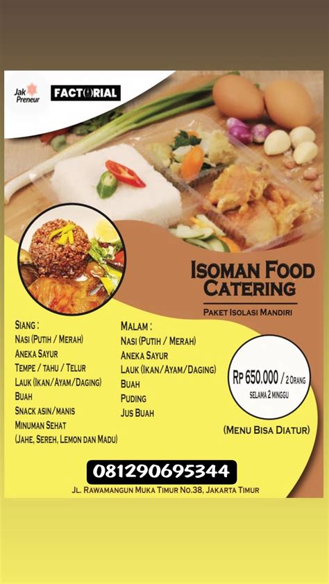 Contoh Sebut Harga Makanan Catering Ars Catering Catering Food And Drink Supplier Di Cabang