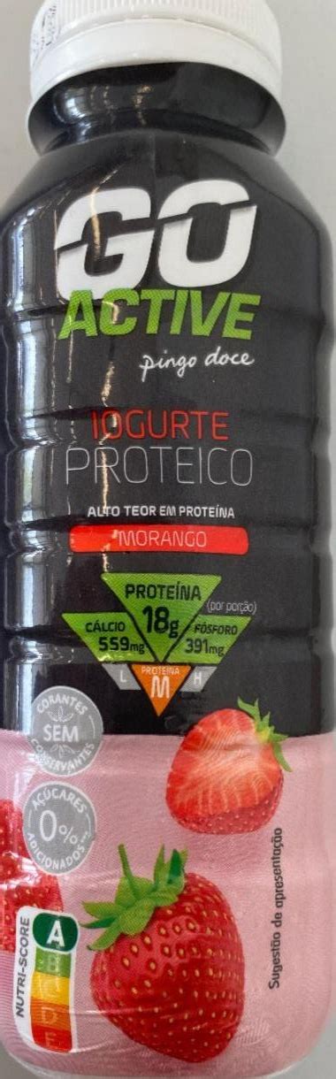 Iogurte Proteico Pingo Doce Morango Go Active