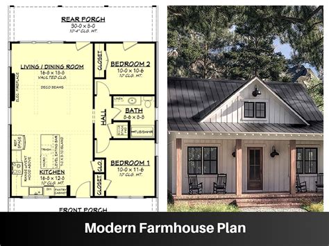 10 Small House Plans and Blueprints