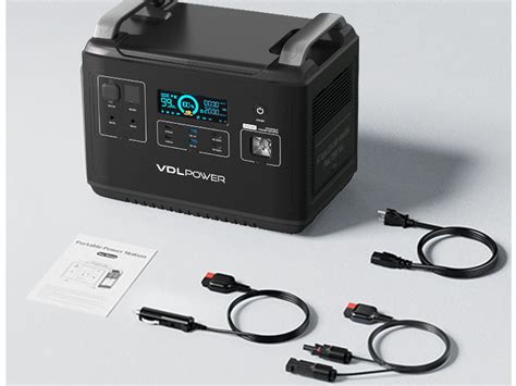 Vdl Portable Power Station Wh W Lifepo Battery Backup Fully