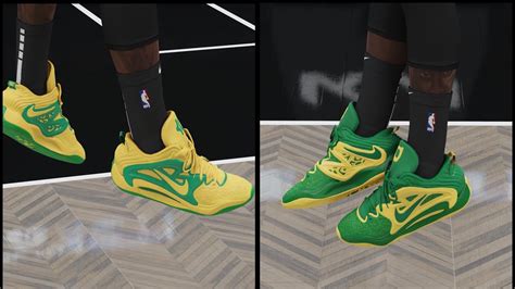 NBA 2K23 Next Gen Shoe Creator Nike KD 15 Oregon Pack YouTube