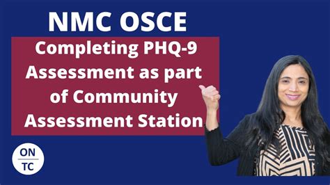 NMC OSCE PHQ 9 Assessment YouTube