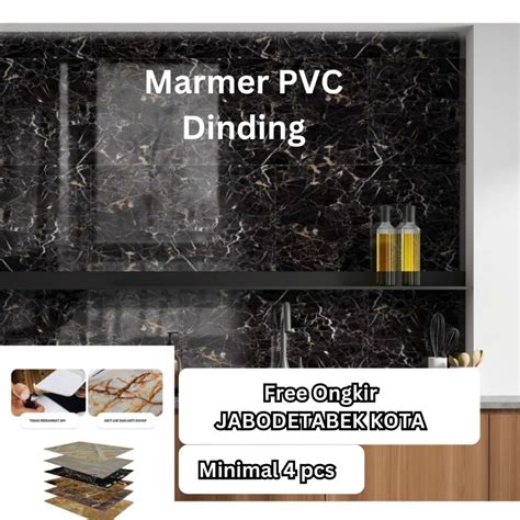 Jual Marmer Panel Pvc Dekorasi Dinding Motif Marmer Shopee Indonesia