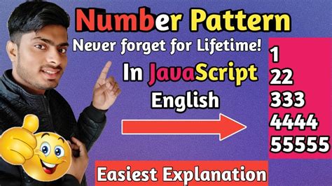 Number Pattern In Javascript Pattern In Javascript 2019 YouTube