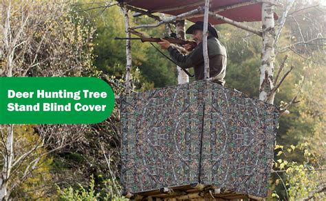 Anglekai Deer Hunting Tree Stand Blind Cover 93 X 35