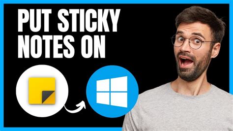 How To Put Sticky Notes On Windows Desktop Full Guide Youtube