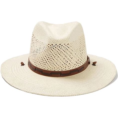 19mo Finance Stetson Mens Stetson Airway Vented Panama Straw Hat