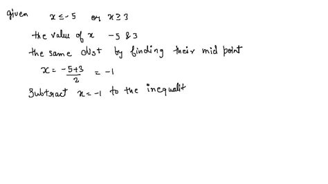 SOLVED: Use absolute value notation to define the interval (or pair of ...