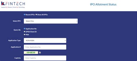 ipo allotment status process calculation