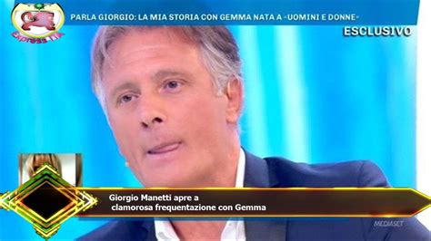 Giorgio Manetti Apre A Clamorosa Frequentazione Con Gemma YouTube