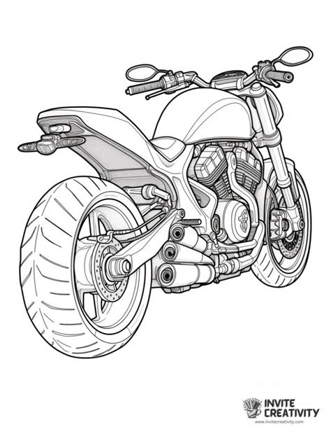 39 Motorcycle Coloring Pages (Free Printable PDFs)