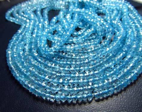 Strand X Inches Aaa High Quality Nice Clean Sky Blue Topaz Micro