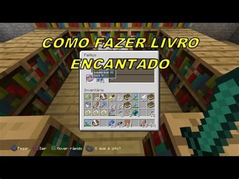 Minecraft Como Fazer Livro Encantado E Pra Que Serve Youtube