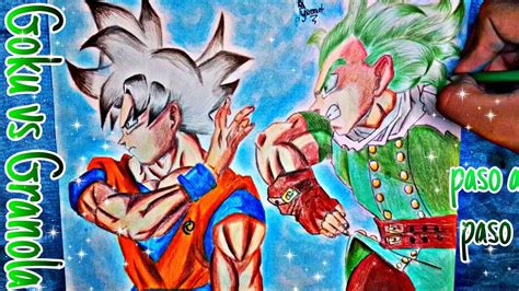 Como Dibujar A Goku Ultra Instinto Dominado Vs Granolah Semi Realista