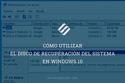 C Mo Utilizar El Disco De Recuperaci N Del Sistema En Windows