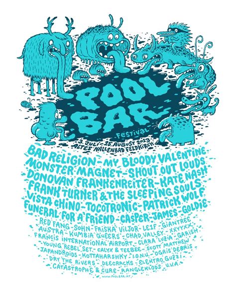 Poolbar Festival Michael Hacker Illustration