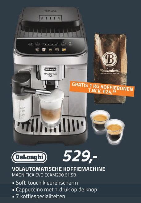 Delonghi Volautomatische Koffiemachine Magnifica Evo Ecam290 61 Sb