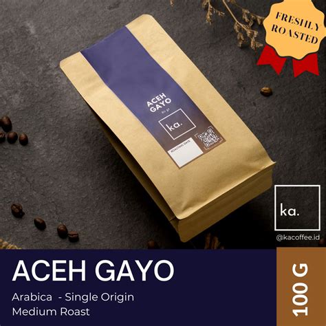 Jual Kopi Arabika Aceh Gayo 100g Kopi Lokal Indonesia Sumatra Kopi