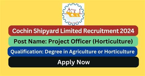 Csl Recruitment Project Officer Horticulture Posts Apply Now