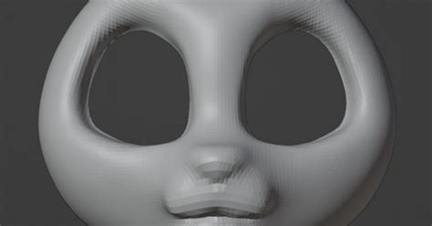 Kemono Rodent Face by WynnieTheFloof | Download free STL model ...