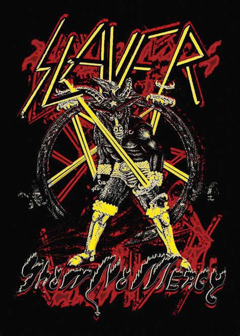 Show No Mercy Poster Picture Metal Print Paint By Slayer Displate