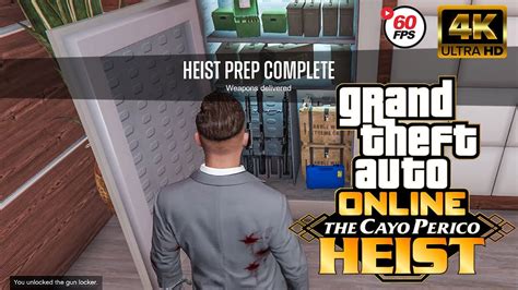 Cayo Perico Heist Prep 5 Solo Marksman Unmarked Weapon Loadout GTA