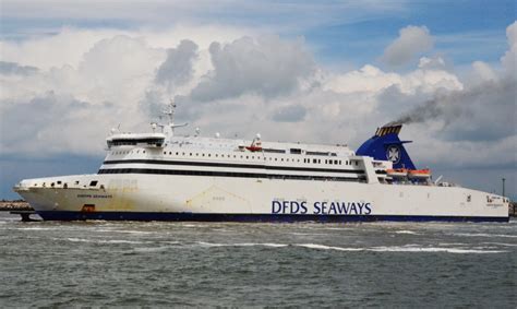 Dieppe Seaways ein Fährschiff von DFDS Seaways Heimathafen Le Havre