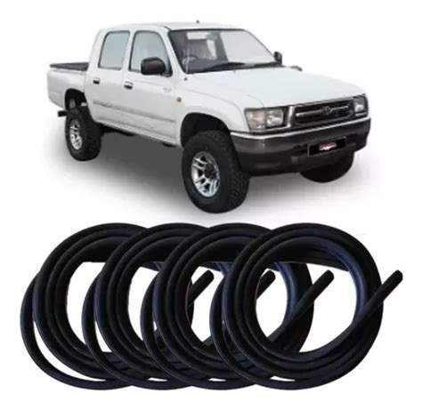 Kit Borracha De Porta Hilux 4 Unid 1997 A 2000 Autotravi Frete grátis