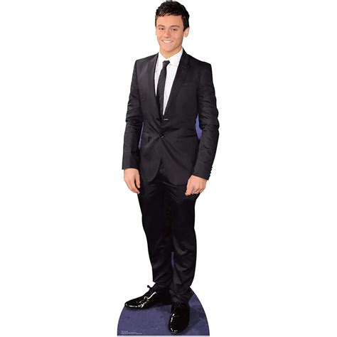 Tom Daley Black Suit British Diver Lifesize Cardboard Cutout