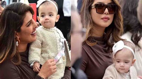 Priyanka Chopras Daughter Maltis Face Finally Seen How Does She Look