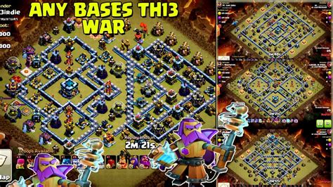 New Th13 Attack 3 Star Best War Attack Strategy Town Hall 13 Clan