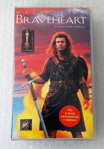 Braveheart Waleczne Serce VHS Mel Gibson 12917148414 Sklepy