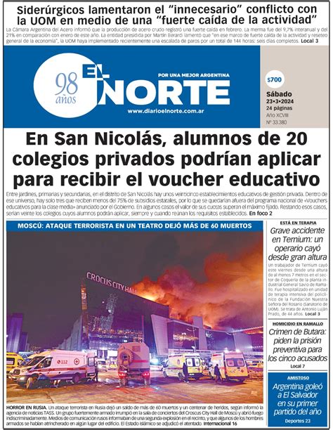 Diario El Norte Edici N Digital S Bado De Marzo De Diario El