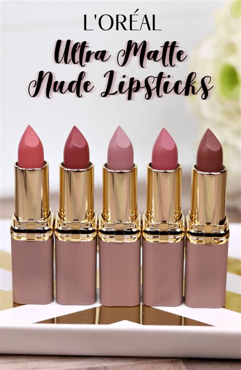 L Oreal Ultra Matte Nude Lipsticks The Feminine Files Artofit
