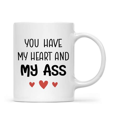 Chibi Couple You Have My Heart And My Ass Personalized Mug