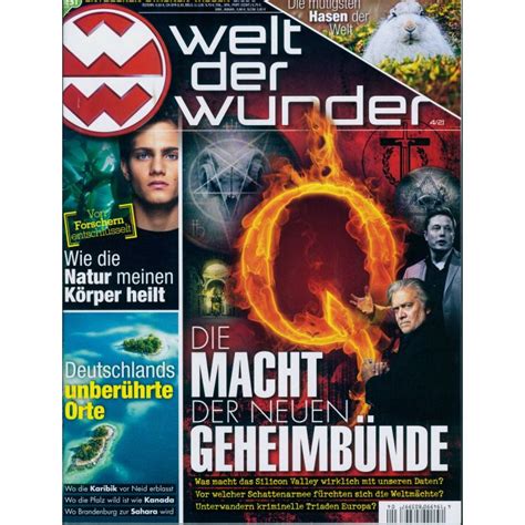 Welt Der Wunder 42021 Die Macht Der Neuen Geheimbünde