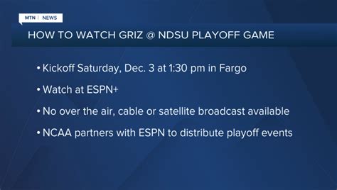 Where to watch Saturday's Montana Grizzlies football playoff game