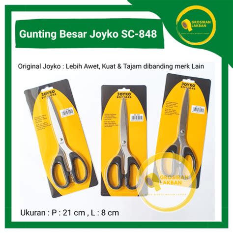 Promo Gunting Besar Joyko SC 848 Paper Scissors Cutter Pemotong Kertas