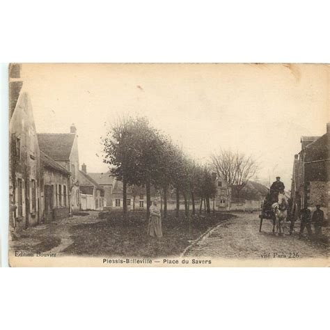 Plessis Belleville Attelage Place Du Savers Cartes Postales