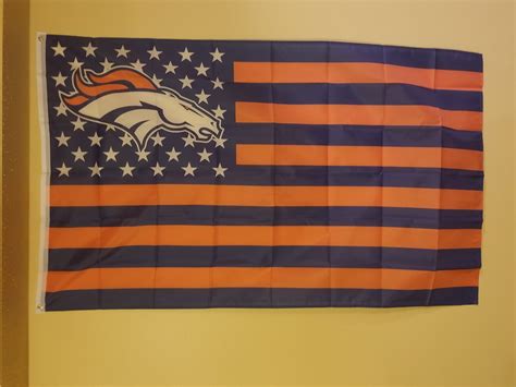 Denver Broncos 3 X 5 Flag 43 Etsy