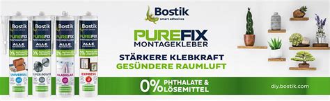 Bostik Purefix Montagekleber Express Klebt schnell und stark Für alle