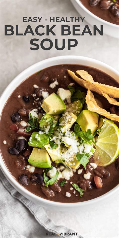 This Ultimate Black Bean Soup Recipe Is Incredibly Comforting And Takes Only 30 Minutes To Make