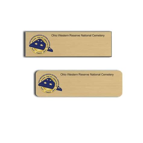 Ohio Western Reserve National Cemetery | name badges