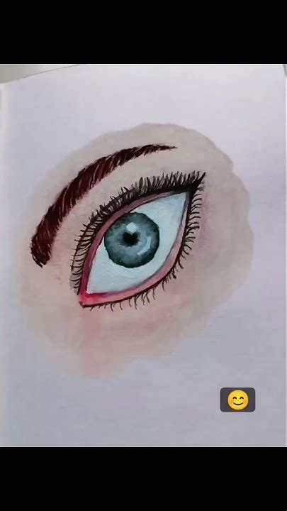 Before And After Eye Drawing 🖌️🎨beautiful Nocturnal Eye 👀 Drawing ️